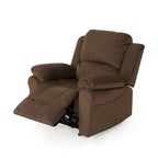 Fauteuil inclinable planeur en microfibre Celestina Bubba par Christopher Knight Home