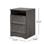 Danbury 2 Drawer Nightstands by Christopher Knight Home