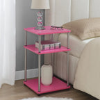 Convenience Concepts Designs2Go Table d'appoint à 3 niveaux sans outils