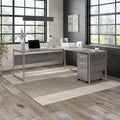 Hybrid 72W L Shaped Table Desk with Drawers by Bush Business Furniture