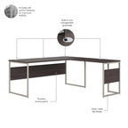 Hybrid 72W L Shaped Table Desk with Drawers by Bush Business Furniture