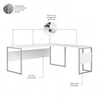 Hybrid 72W L Shaped Table Desk with Drawers by Bush Business Furniture