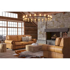 Valencia Top Grain Hand Antiqued Leather Traditional Recliner