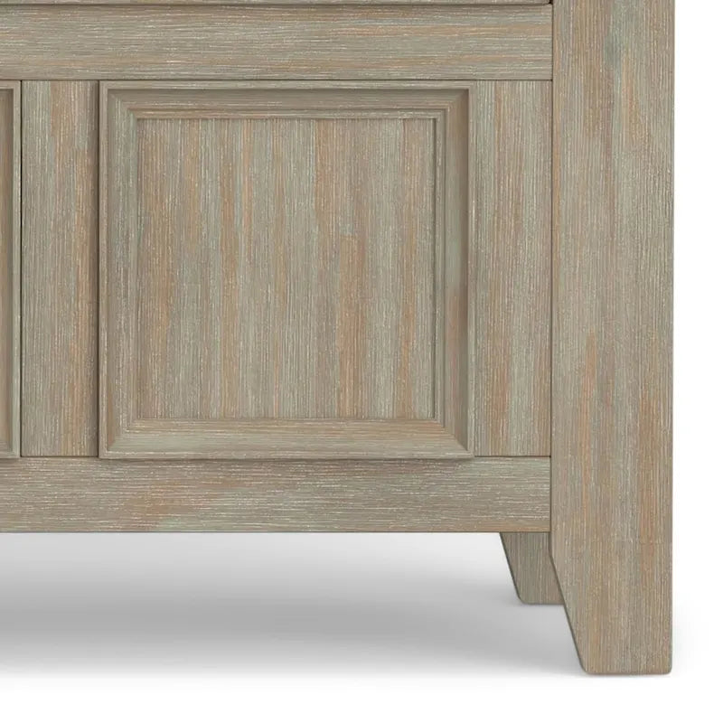 48 Inch Solid Wood Entryway Storage Bench - Seats 2