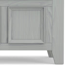 48 Inch Solid Wood Entryway Storage Bench - Seats 2