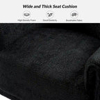 Jeffrey Transitional Comfortable Upholstered Swivel Chair Set of 2 by HULALA HOME