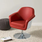 CorLiving Modern Bonded Leather Accent Chair