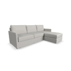 Canapé modulaire rembourré Flex 99 avec pouf d'angle – 101 x 35 x 37