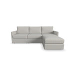 Canapé modulaire rembourré Flex 99 avec pouf d'angle – 101 x 35 x 37