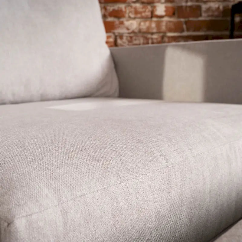 Canapé modulaire rembourré Flex 99 avec pouf d'angle – 101 x 35 x 37
