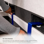 Canapé modulaire rembourré Flex 99 avec pouf d'angle – 101 x 35 x 37