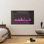 Meuble TV avec option cheminée :2 modes de flamme1500W 68,9W