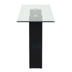 Noele Modern Black 48-inch Glasstop Console Table by Furniture of America