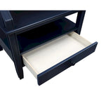 Table basse de rangement à 3 niveaux rectangulaire avec tiroir Table de nuit avec plateau coulissant Table d'appoint pour salon