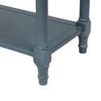 Console Table with 2 Drawers and Bottom Shelf - Solid Pine Wood
