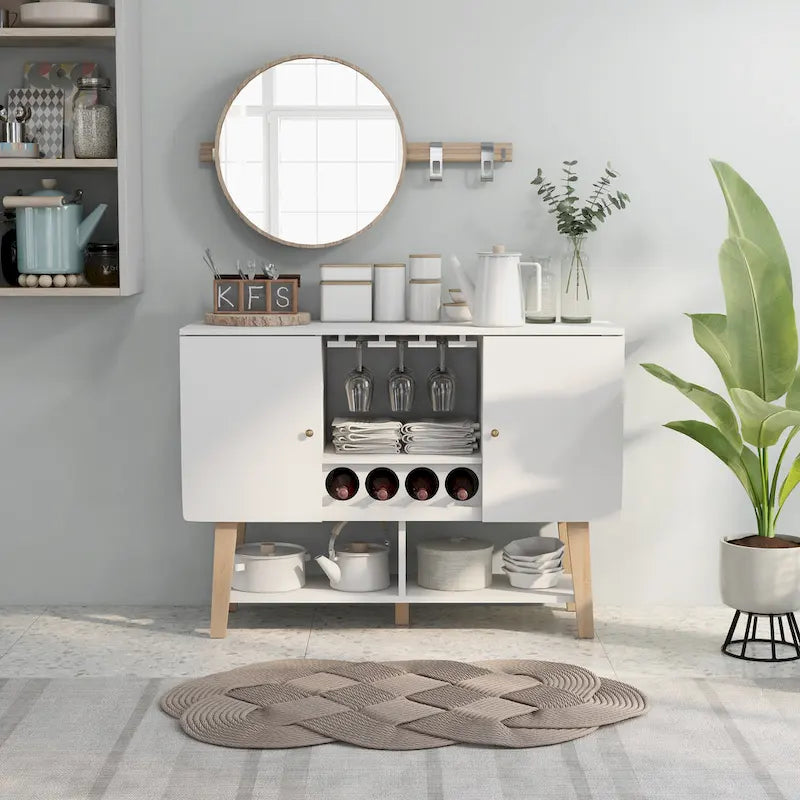 Carson Carrington Ingrirud Modern 4-bottle Buffet Server