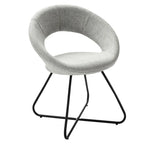 Lot de 2 chaises de salle à manger Nouvelle en tissu rembourré