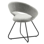 Lot de 2 chaises de salle à manger Nouvelle en tissu rembourré