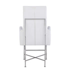 Somette Contemporary Arm Chair with Steel Frame, Set of 2