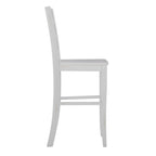 Commercial Grade Wooden Bar Height Stool, Set of 2