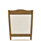 Ensemble de salle à manger 5 pièces en bois de style simple, table rectangulaire et chaises rembourrées pour petits espaces