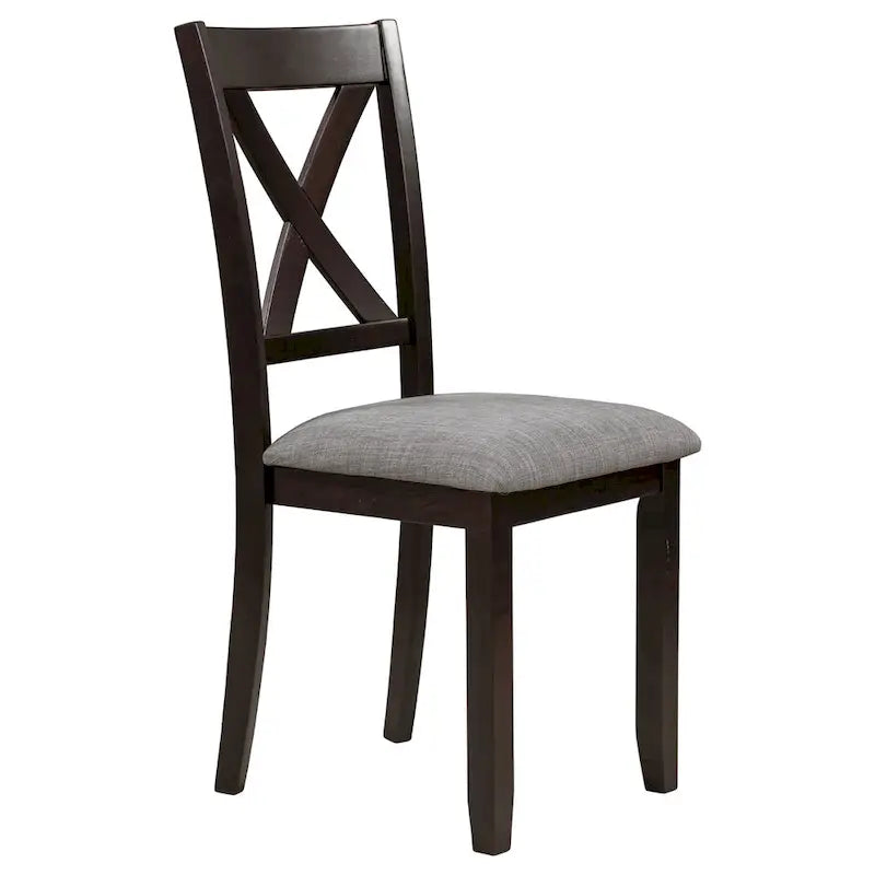 6-Piece Wooden Kitchen Dining Table Set with 4 Chairs and Bench