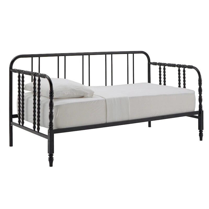 Metal Daybed with Turned Spindles - Powder-Coated Finish
