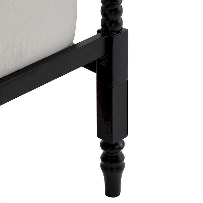 Metal Daybed with Turned Spindles - Powder-Coated Finish