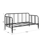 Metal Daybed with Turned Spindles - Powder-Coated Finish