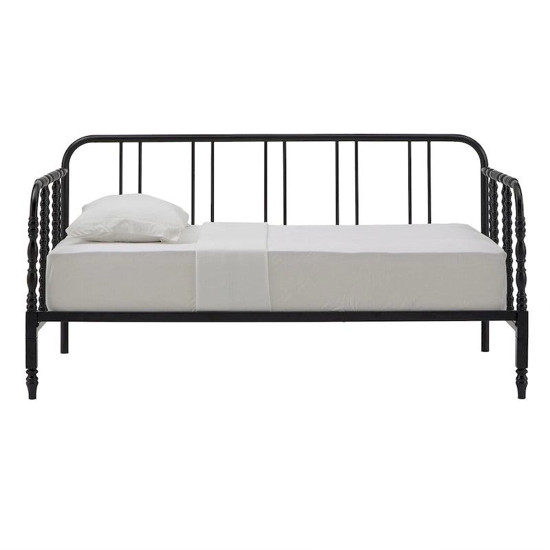 Metal Daybed with Turned Spindles - Powder-Coated Finish