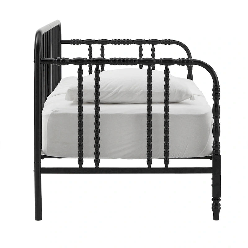 Metal Daybed with Turned Spindles - Powder-Coated Finish