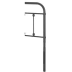 Tête de lit en métal gris Ellen Classic de taille Queen