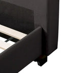 Nova Ridge Upholstered Button-Tufted Bed Frame, Full