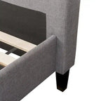 Nova Ridge Upholstered Button-Tufted Bed Frame, Full