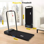 REDLIRO Tapis de Course Pliable 2 en 1 sous Le Bureau Machine de Marche Course 12,2 km/h pour Bureau à Domicile Noir