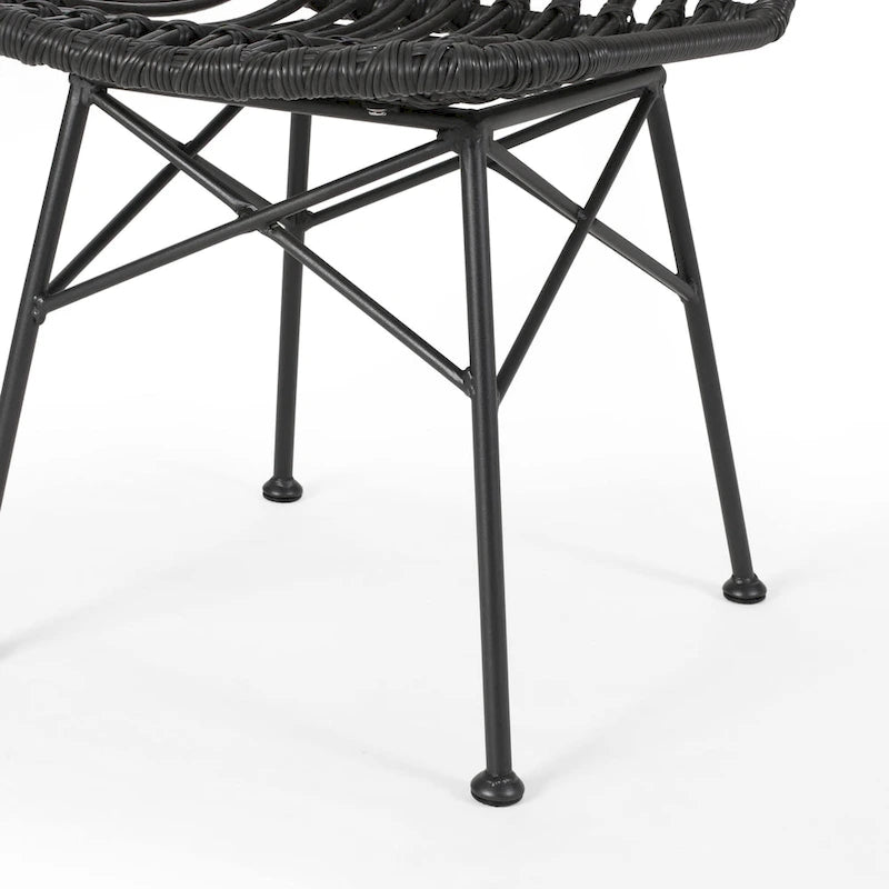 Assisi Wicker Dining Chairs (Set of 2) by Christopher Knight Home