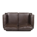 Lawton Faux Leather Loveseat with Nailhead Trim by Christopher Knight Home