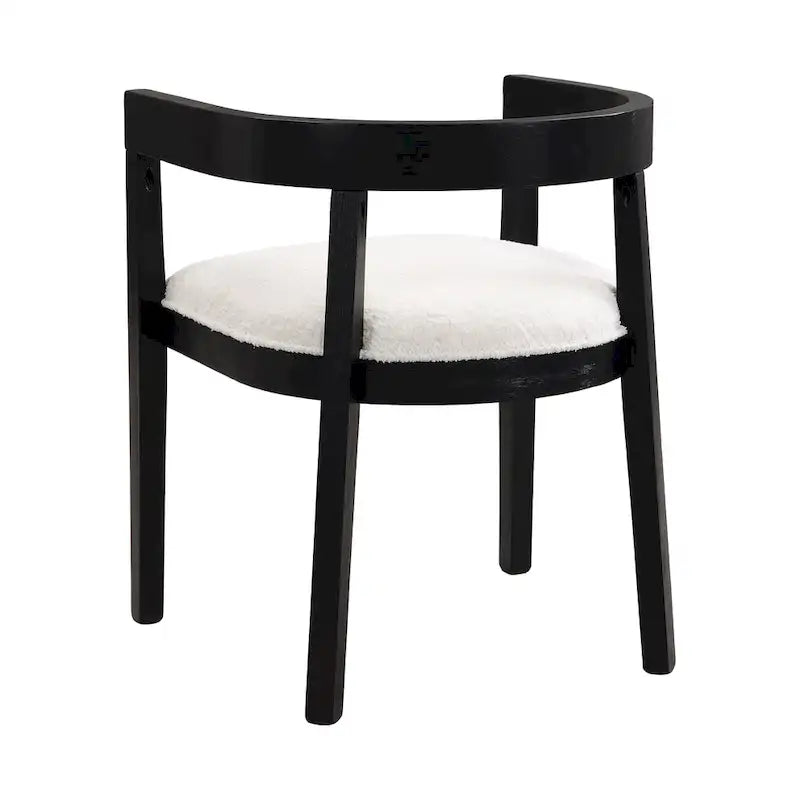 Ladieu Fabric and Wood Tub Dining Chairs Set of 2by Christopher Knight Home