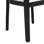 Ladieu Fabric and Wood Tub Dining Chairs Set of 2by Christopher Knight Home