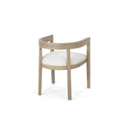 Ladieu Fabric and Wood Tub Dining Chairs Set of 2by Christopher Knight Home