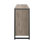 6-Drawer Dresser with Black Metal Frame - 57 Inch