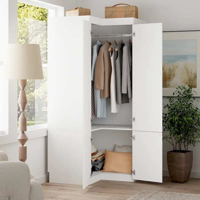 Armoires Wardrobes Hanging Drawers Home Storage Cabinet Combo Dresser