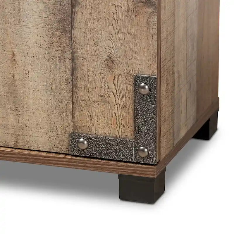 Meuble à chaussures 4 portes Cyrille Rustic