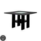 Strick & Bolton Lange 54-inch Square Light-up Counter Height Wood Dining Table