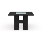 Strick & Bolton Lange 54-inch Square Light-up Counter Height Wood Dining Table