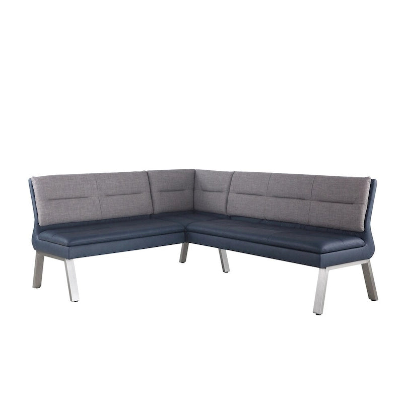 Ensemble de salle à manger avec banquette et table bicolores Somette Janice