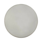 60Dia Round Dining Table with Wooden Legs in Bone White
