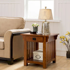 Leick Home 1 Drawer Transitional End Table