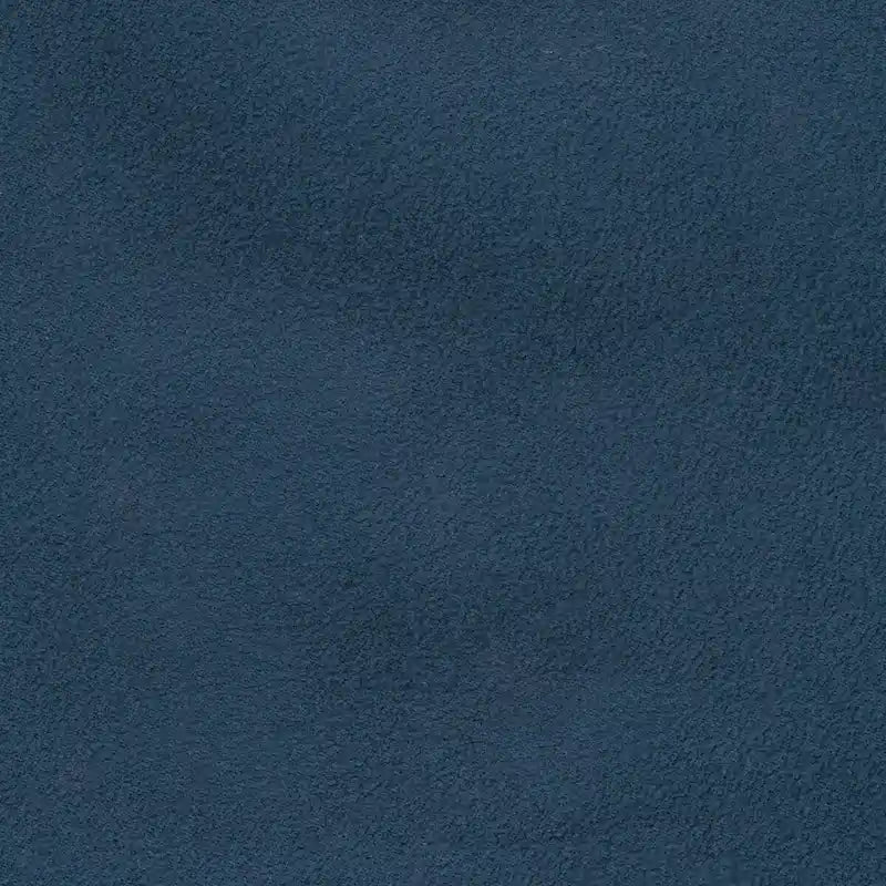 Canapé à dossier coussiné en microfibre bleu marine Aruca