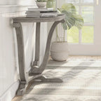 DH BASIC Farmhouse Vintage Grey Oak 48-inch Entryway Console Table by Denhour